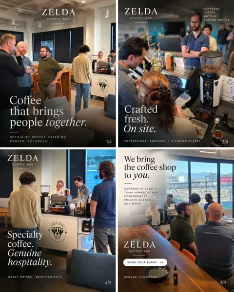 Specialty Latte Art Coffee Catering