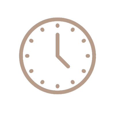 Operating hours clock icon